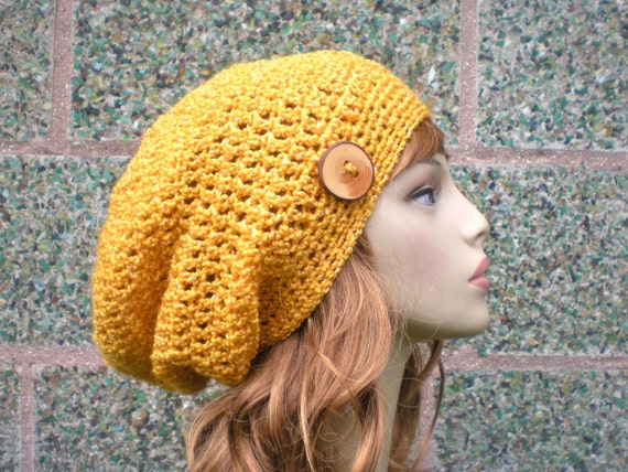 PATTERN: Autumn Slouch Unisex slouchy beanie crochet hat P