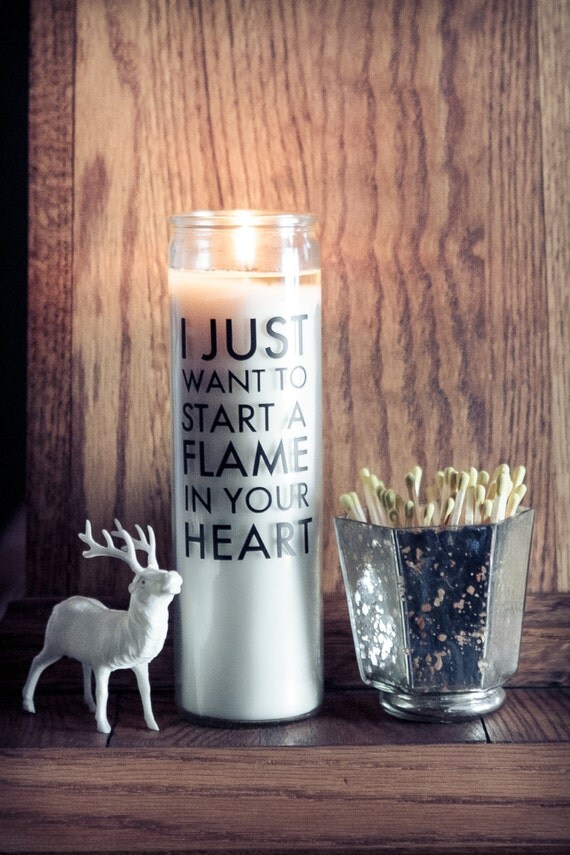 Items similar to Lyric Candles on Etsy