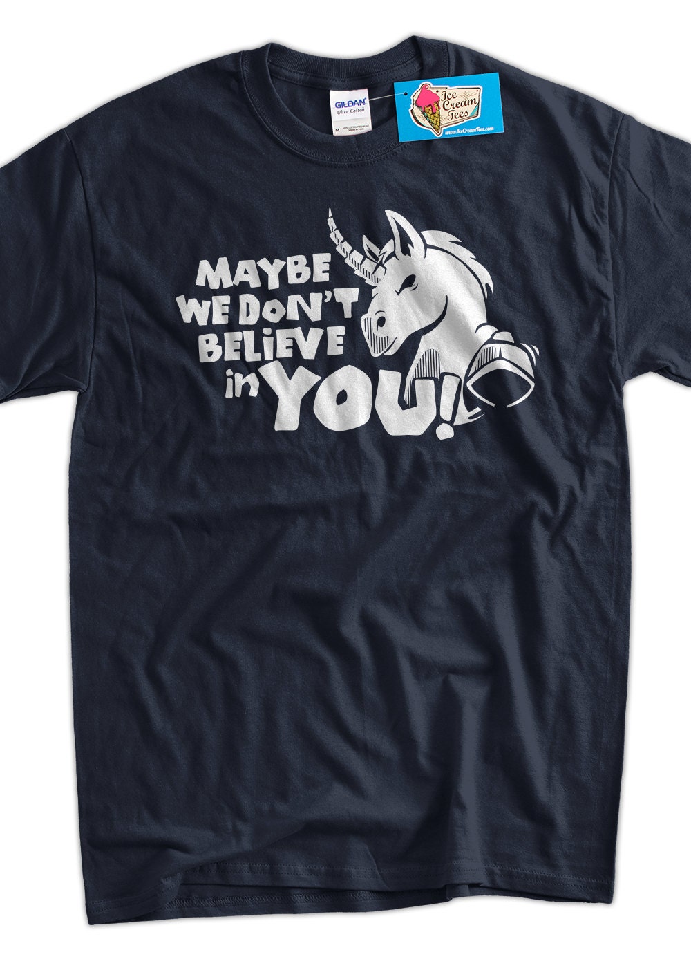 Funny Shirt Unicorn TShirt Unicorns Magic Funny Maybe We