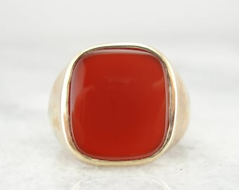 Popular items for mens carnelian ring on Etsy