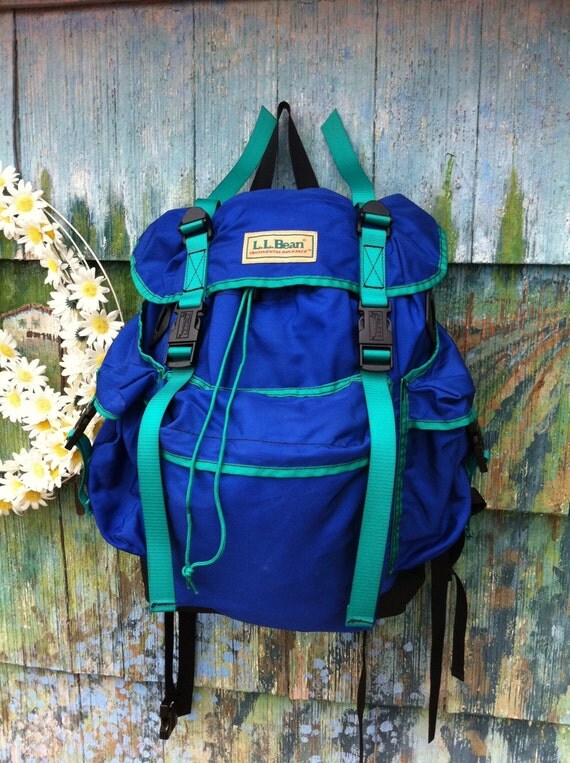 Vintage 90's LL Bean Continental Rucksack by ElliottBayVintage