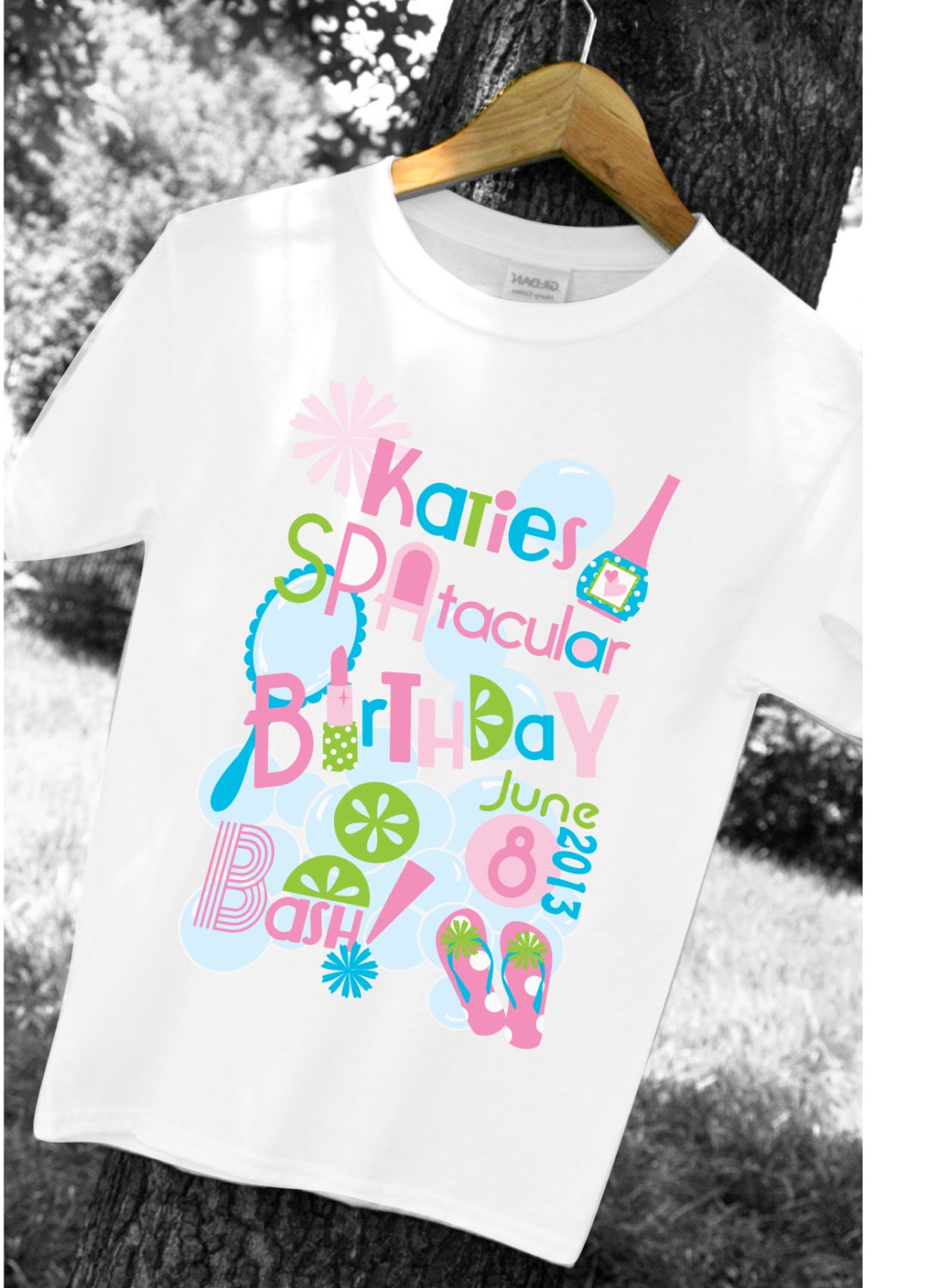 spa party shirts