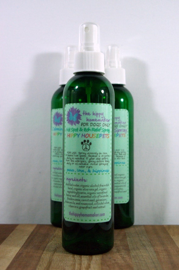 Hot Spot & Itch Relief Spray Healing Dog Spray Hippy