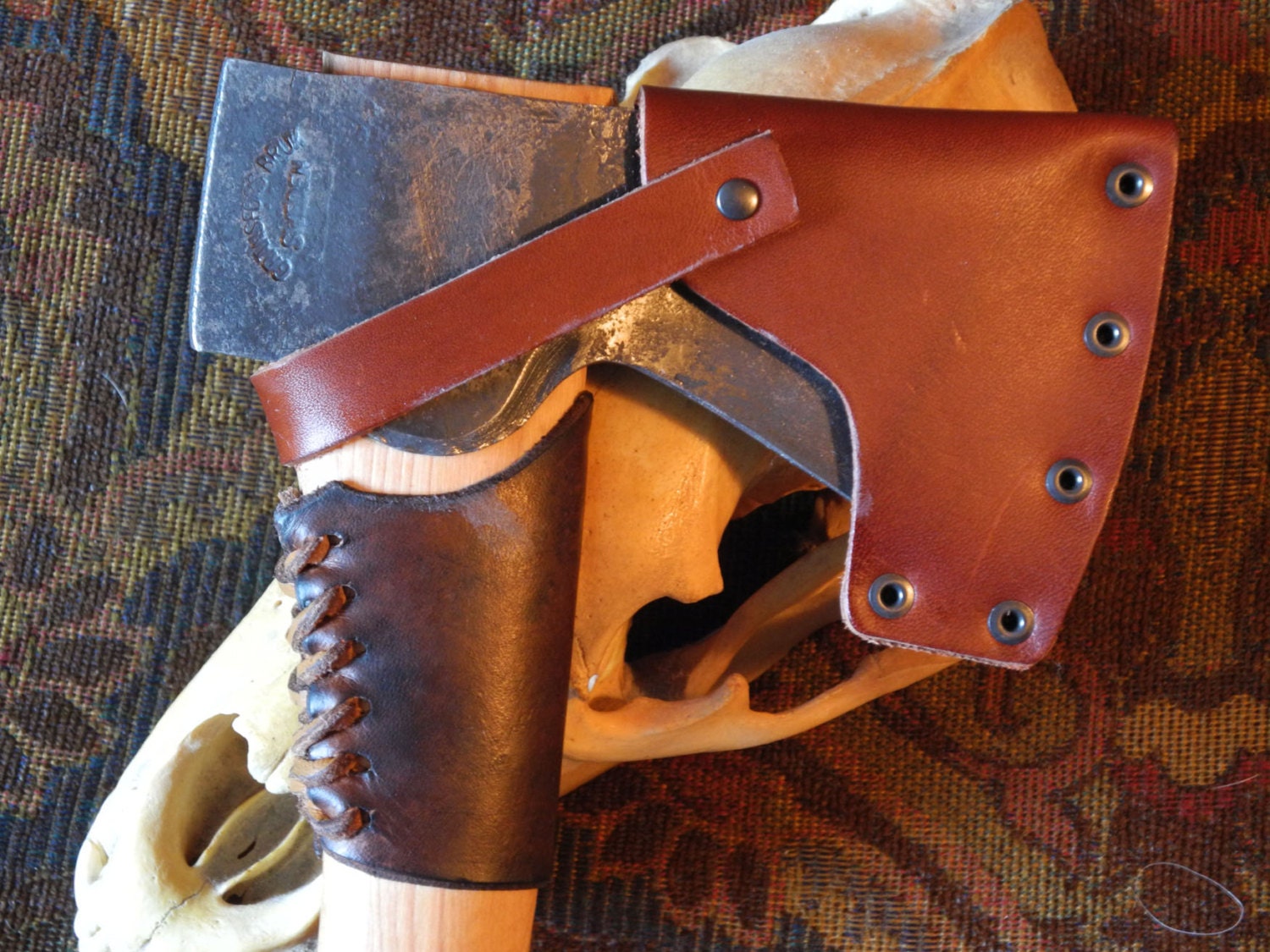 Leather Axe Handle Guard Collar Guard for Gransfors Bruks