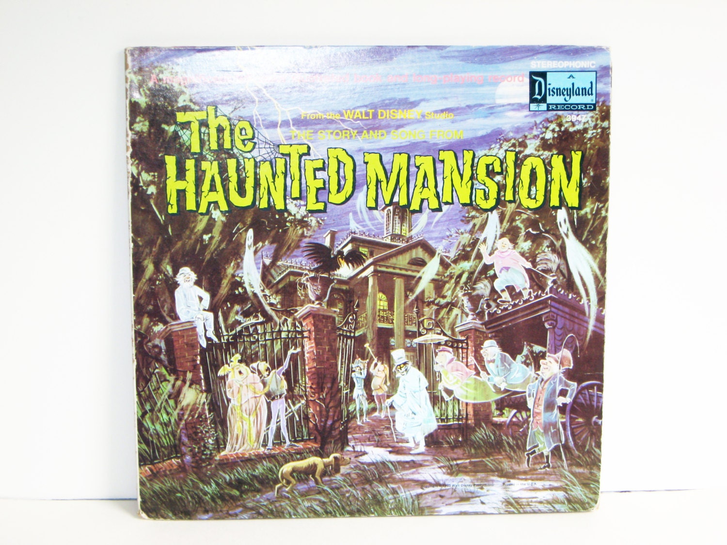 Disney's The Haunted Mansion LP Record with 11 page