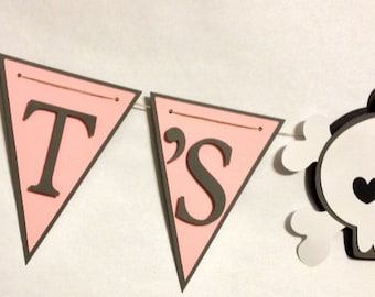 It's A Girl Baby Banner, Baby Shower Decorations, Party Decorations, Rockstar Theme