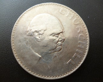 1965 Crown Coin Minted to commemorate the death of Sir Winston Churchill in 1965 in good un-circulated condition.