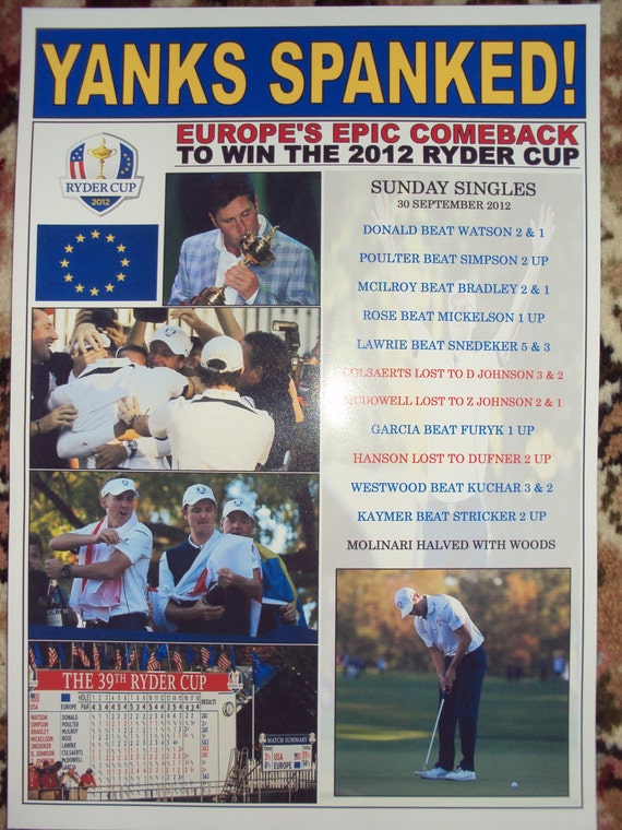 ryder cup winners ryder cup winners