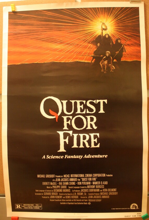 Quest for Fire movie poster 1 sheet original from 1982
