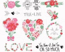 Popular items for valentine clip art on Etsy