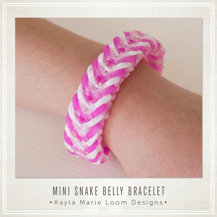 Rainbow Loom Bracelet Mini Snake Belly