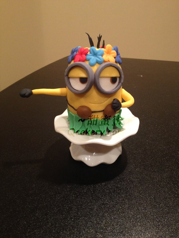 Items Similar To Minion Hula Dancer Edible Customized