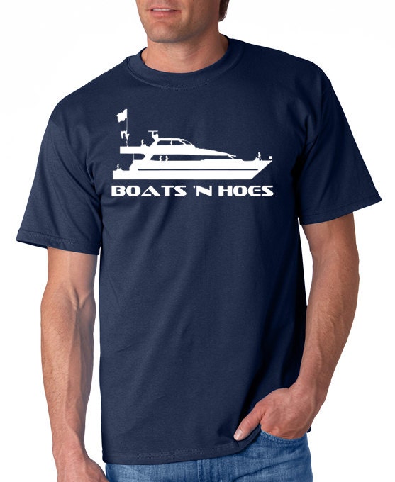 Boats and Hoes T-Shirt From Popular Movie Step Brothers
