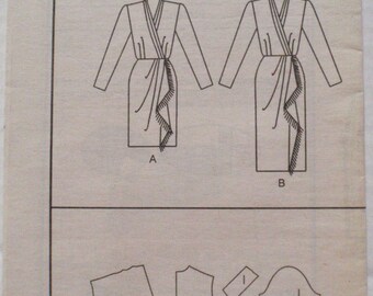 Women's Sewing Pattern - Wrap Dress - Butterick 3006 - Sizes 18-20-22, Bust 40 - 44, Uncut