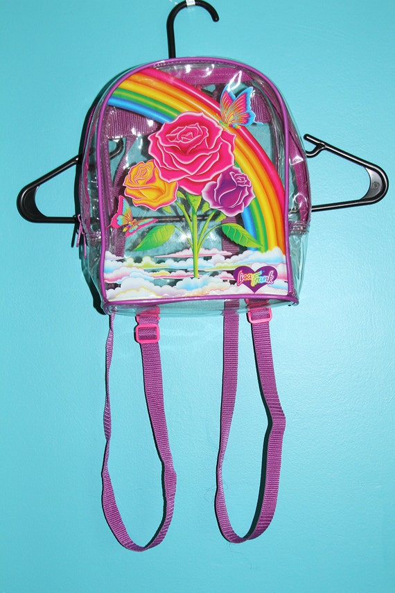 Vintage Lisa Frank Clear Backpack