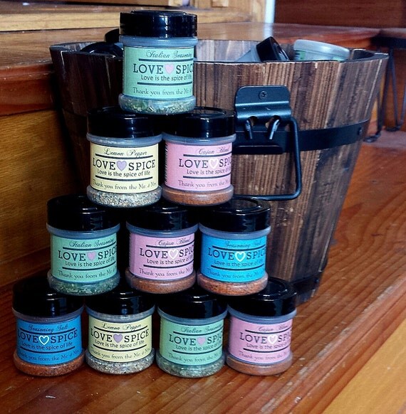 Spice Wedding Favor Set of 25 Edible Rustic by SpicySweetLife