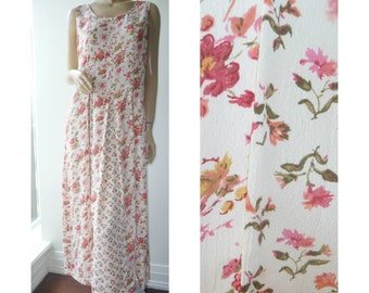 TAKE 40% OFF Grunge Revival Floral Maxi Tent Dress