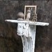Reserved KIM. Rustic White Antique Corbel Sconce Wall Shelf. Primitive Salvaged Architectural Decor. French Country Farmhouse Rustic Decor .