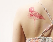 Flamingo Temporary Tattoo