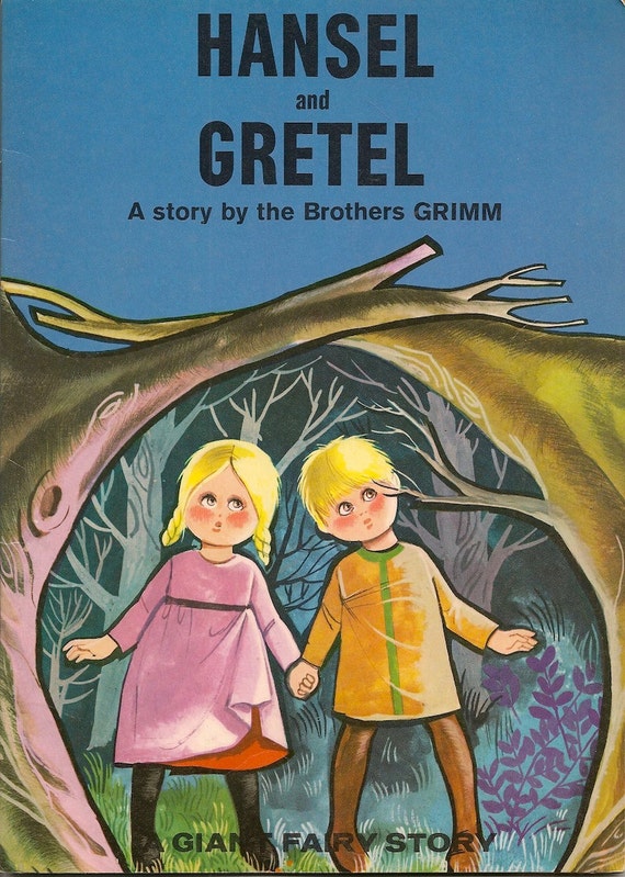 VINTAGE KIDS BOOK Hansel and Gretel a Giant Fairy Story