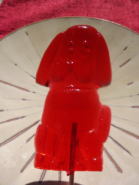 12 Big Red Dog Lollipops Story Book Character Gift Candy Sucker Il_570xn