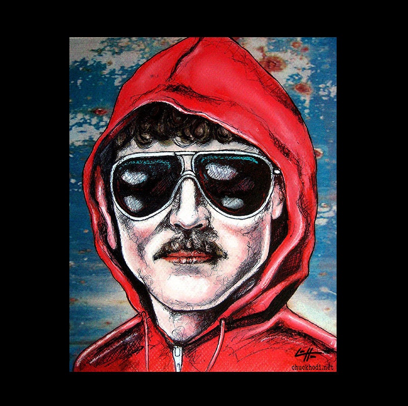 Print 8x10 Unabomber Ted Kaczynski Forensic Sketch