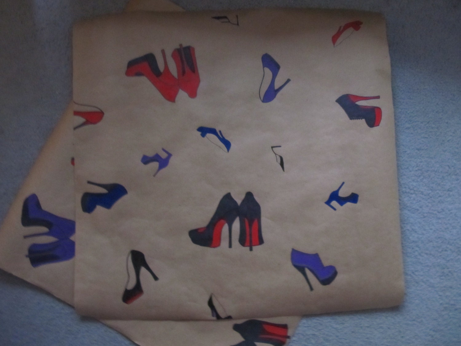 High Heel Shoes Wrapping Paper