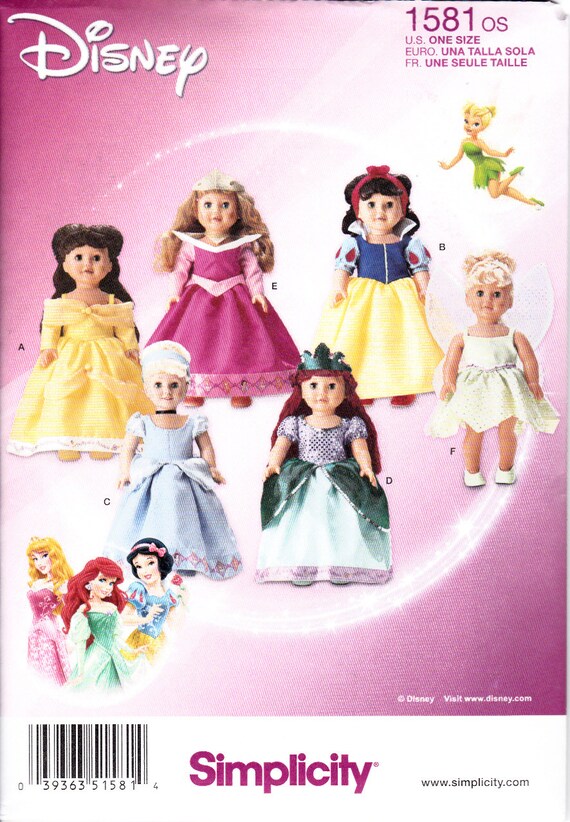 disney doll clothes 18 inch