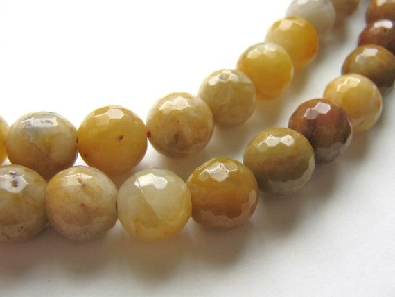 Yellow Quartz Gemstone Beads 12 13mm Micro by Beads2string