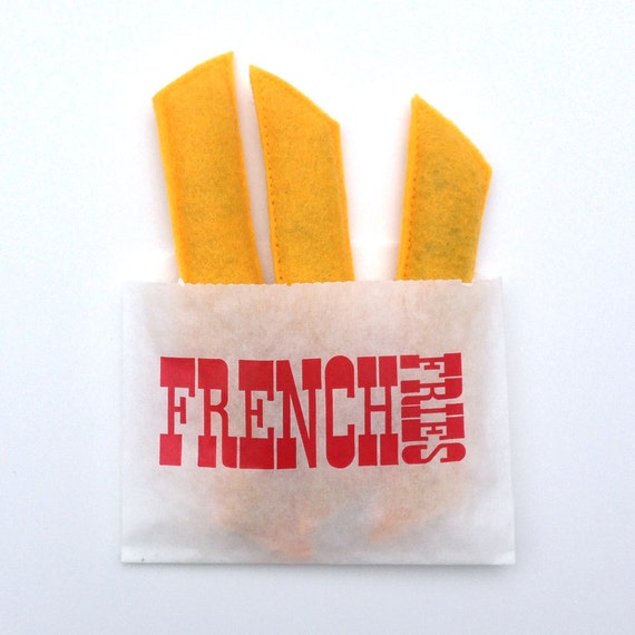 french fries soft toy