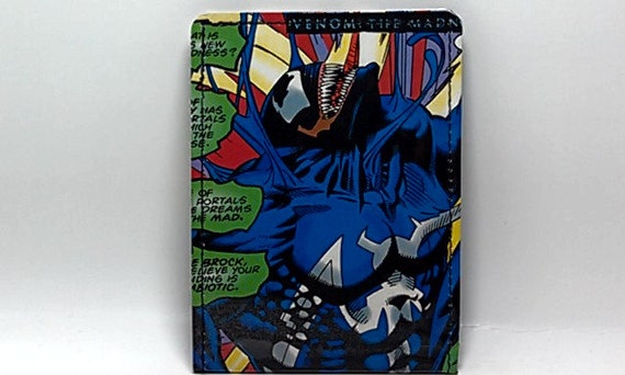 Sewn Duct Tape Comic Book Wallet Venom Design 7 by DuctTuff
