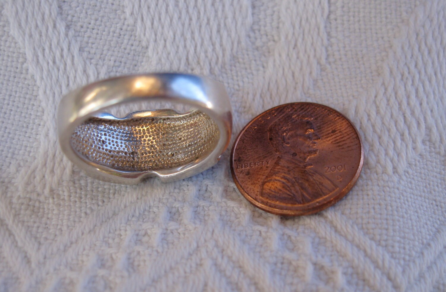 Sterling Designer WK 925 China Ring Beautiful Strawberry