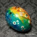 Super SALE! Hand Painted Egg Ornament Real Chicken Egg