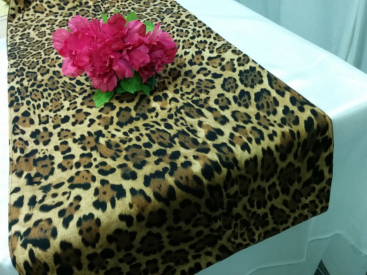 Leopard Linens Colors Table Runner Or Napkins Or Placemats