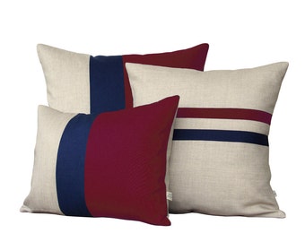 Popular Items For Blue Stripe Pillow On Etsy