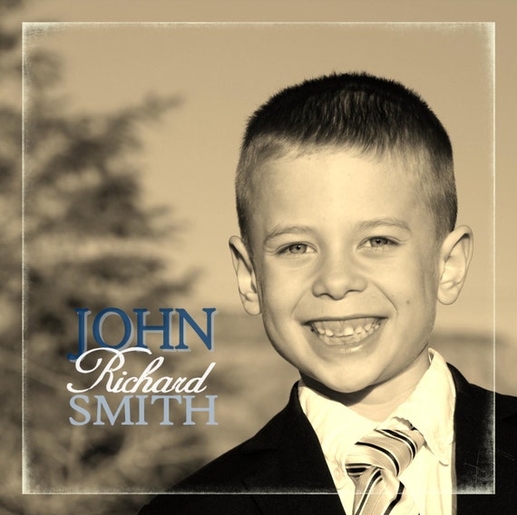 Printable LDS Baptism Boy Invitation Il_570xn