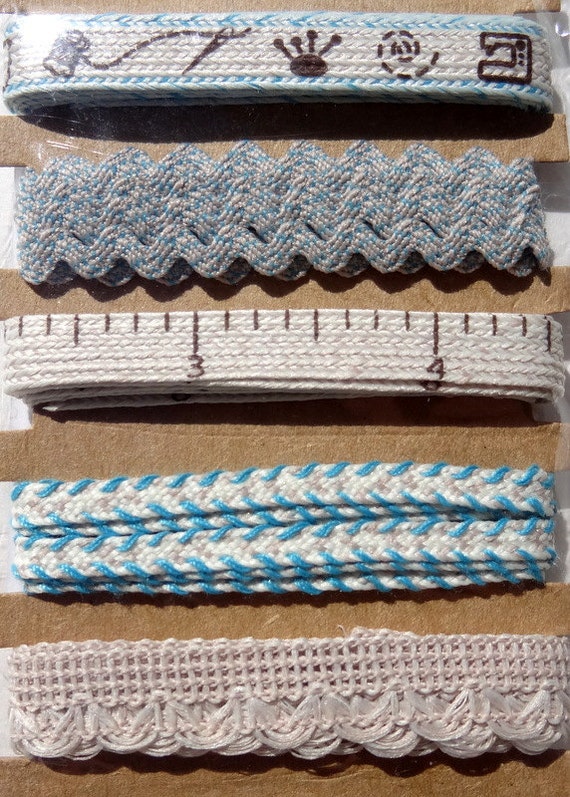 Scrapbooking Ribbon/Trim Scrapooking Embellishments Blue