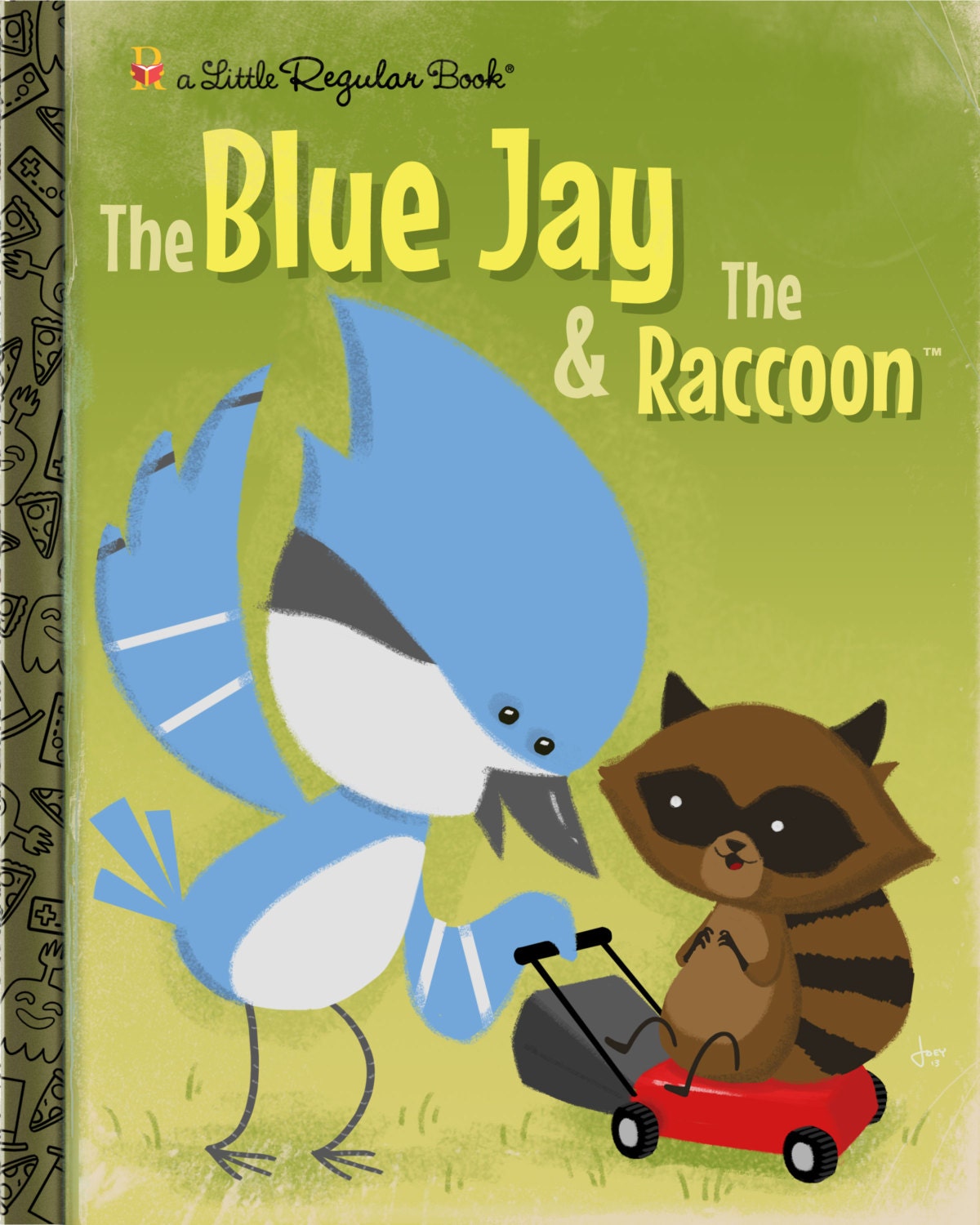 Raccoon And Blue Jay Tattoo - Design Options