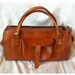 Perfect 18-inch Leather Weekender Duffel Bag