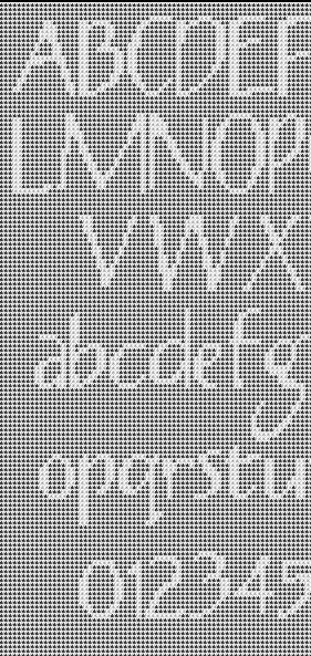 instant download blueprint alphabet filet crochet cross