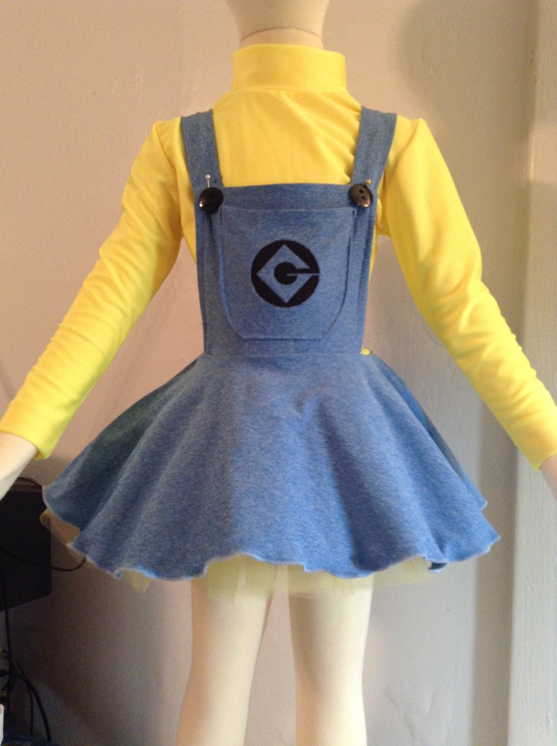 Costume Minion Dancewear girls CUSTOM MADE RESERVED