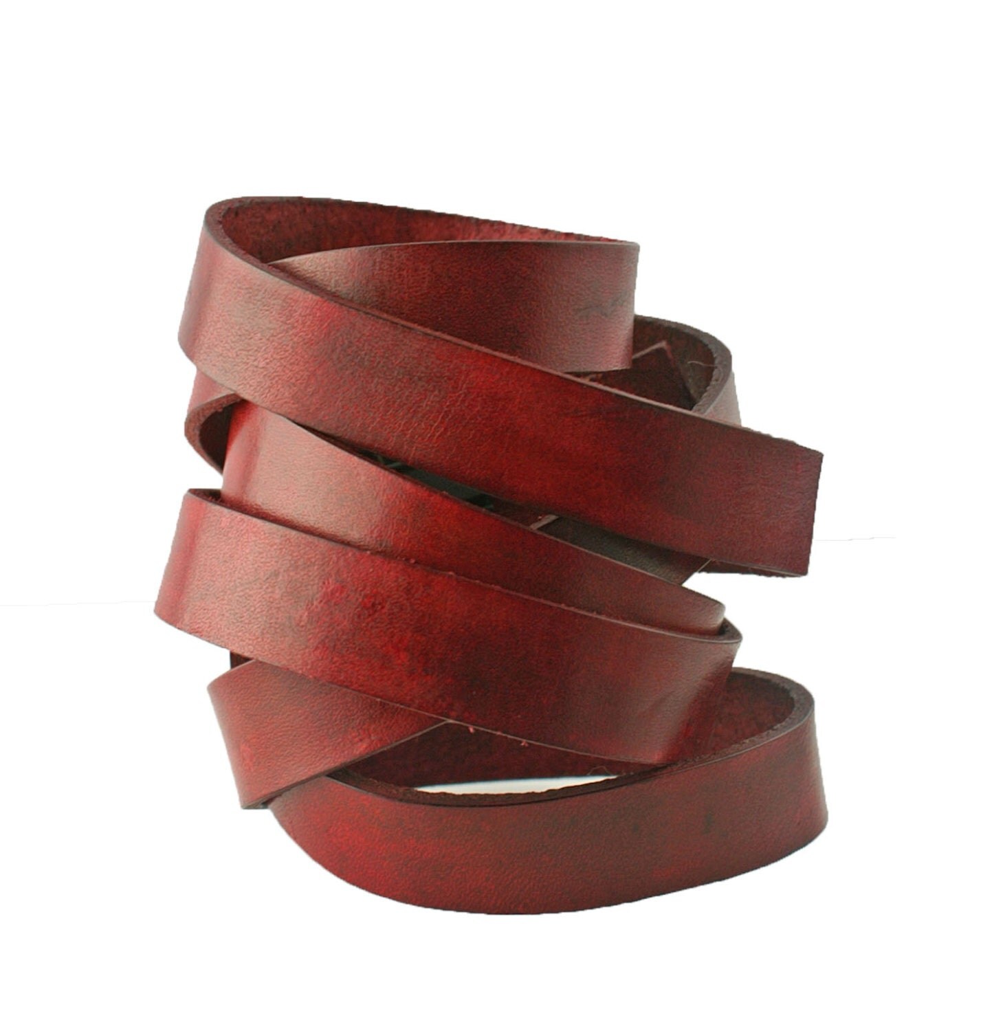 red leather strap