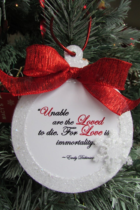 Memorial Ornament Personalized Custom By QueenBeeInspirations