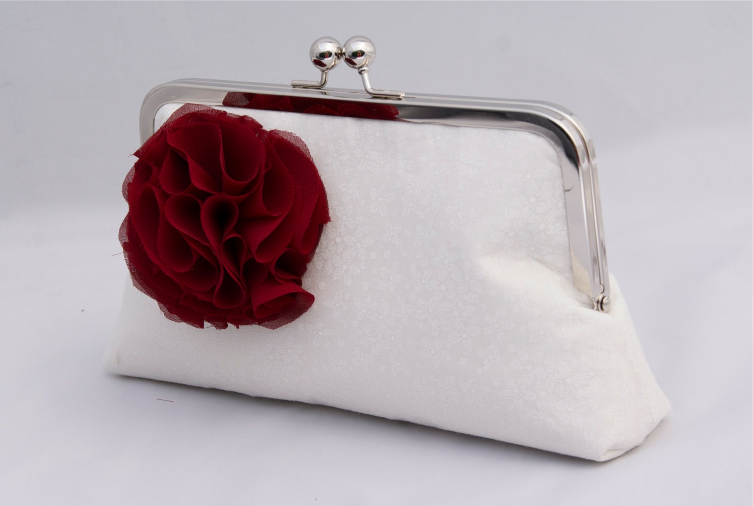 Ivory Bridal Handbag Wedding Handbag Clutch by JennyGirlDesigns