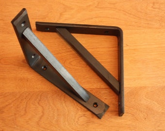 Hand Forged Shelf Brackets 6" x 6"