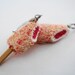 Reserved, Strawberry Shortcake Ice Cream Surgical Steel Earrings, Polymer Clay Food Earrings