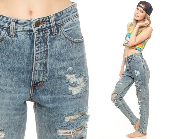 guess ripped jeans