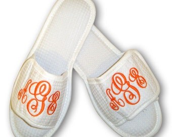 Monogrammed Slippers