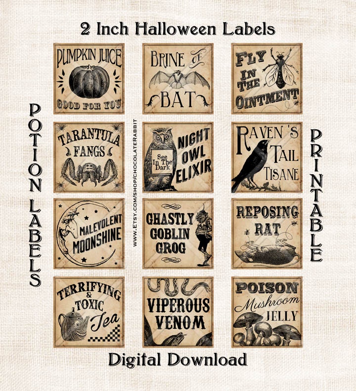 halloween clip art labels - photo #12