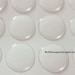 20 pcs 3/4 Inch Clear Epoxy Round 3D Circles Scrapbook Page Pebble Stickers use on BADGE REELS